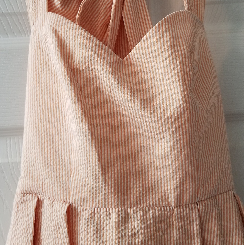 Nwt XS Lauren James Livingston Dress - orange - Picture 3 of 5